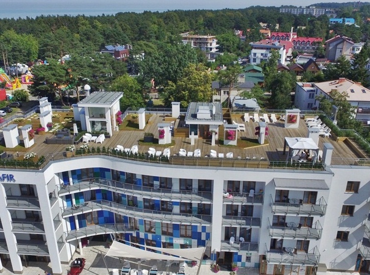 Taras widokowy - Hotel Szafir *** Taras widokowy - Hotel Szafir ***