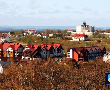 Panorama na okolicę Jastrzębiej G&oacute;ry