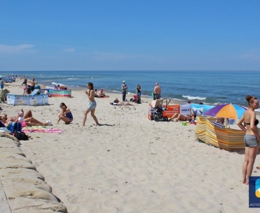 Słońce + plaża w Jastrzębiej G&oacute;rze - i nic więcej do szczęścia nie jest potrzebne.